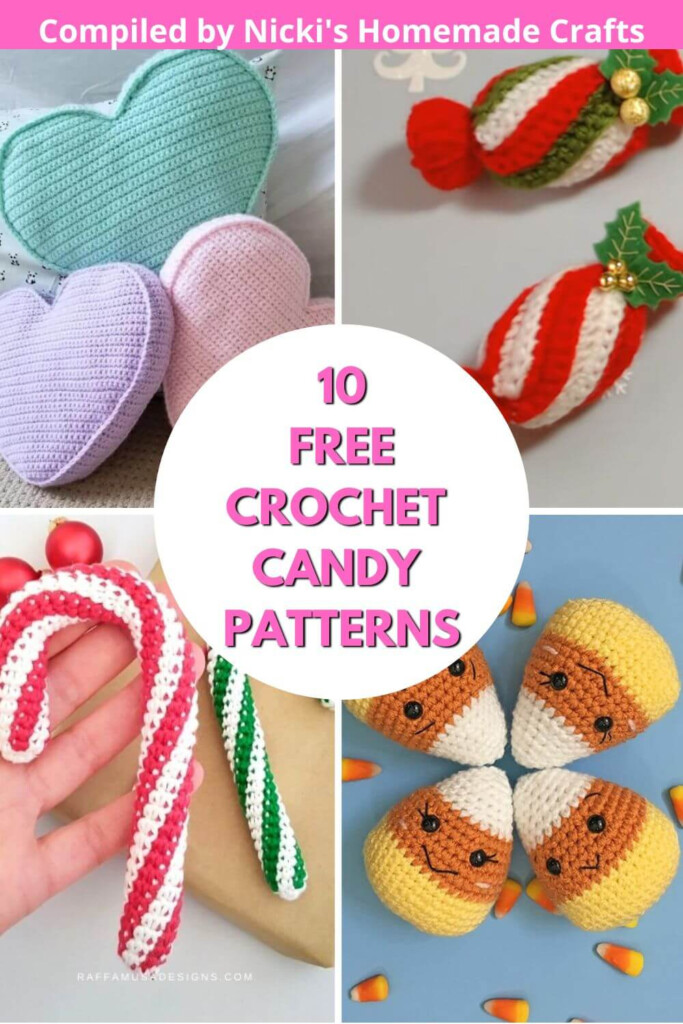 11 Sweet Free Crochet Candy Patterns Nicki s Homemade Crafts