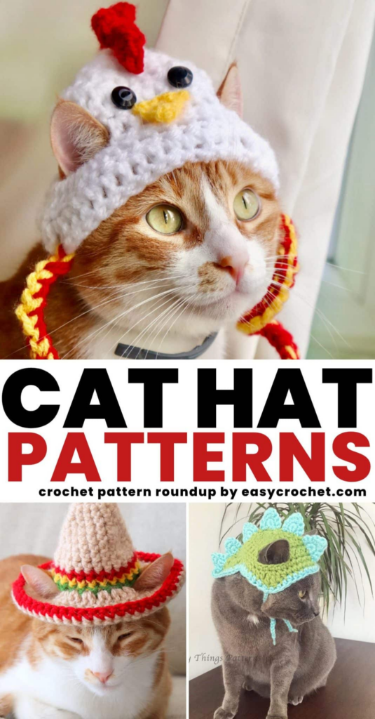 13 Adorable Crochet Cat Hat Patterns Easy Crochet Patterns In 2023 