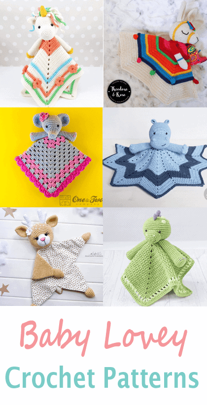 15 Security Blanket Crochet Patterns Cute Baby Gifts A More Crafty Life