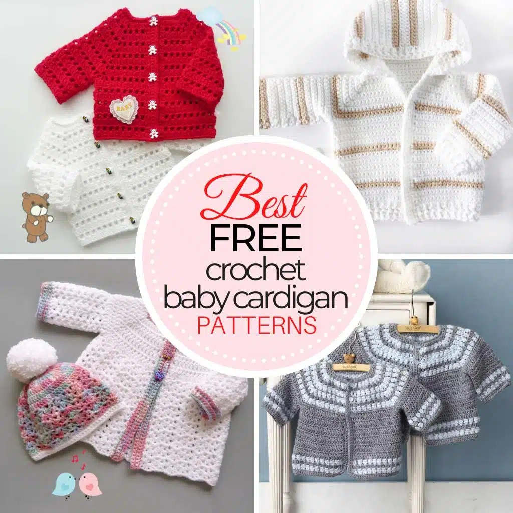 19 Free Crochet Baby Cardigan Patterns Sweaters To Make Today 
