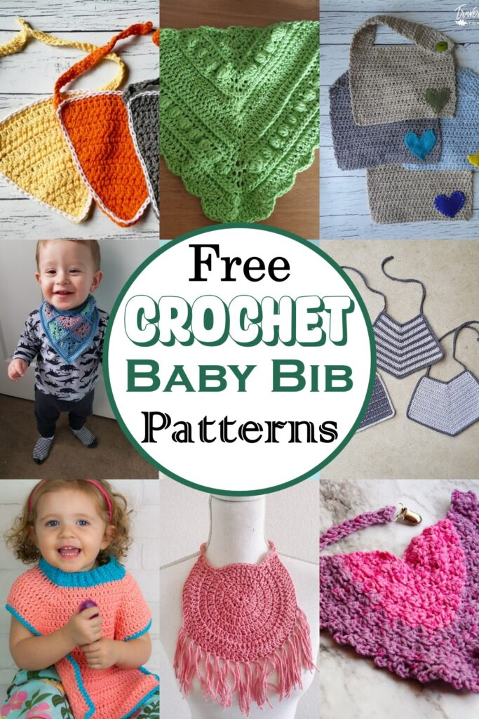 23 Free Crochet Baby Bib Patterns DIYnCrafty