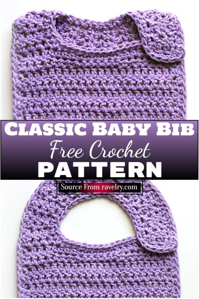 25 Free Crochet Baby Bib Patterns