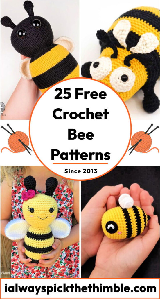 25 Free Crochet Bee Patterns Amigurumi Pattern 