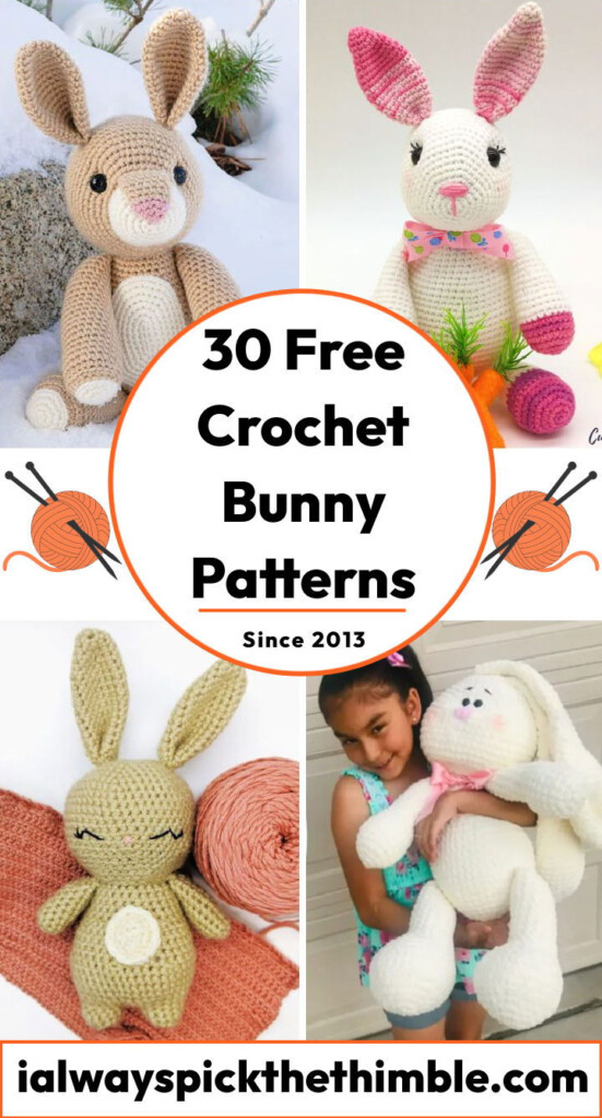 30 Free Crochet Bunny Pattern Amigurumi Patterns 