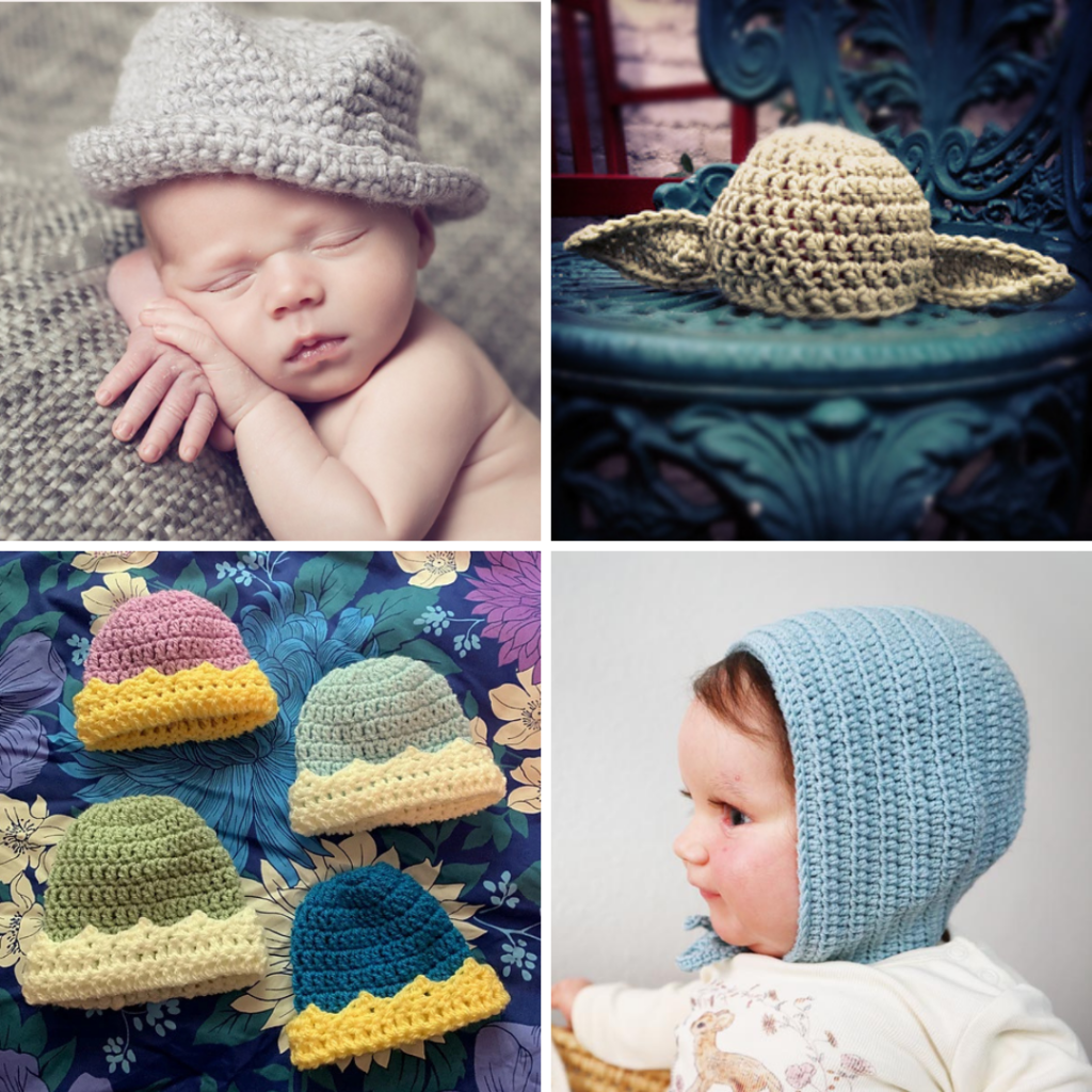 40 Baby Boy Crochet Hat Patterns Mermaids Monkeys