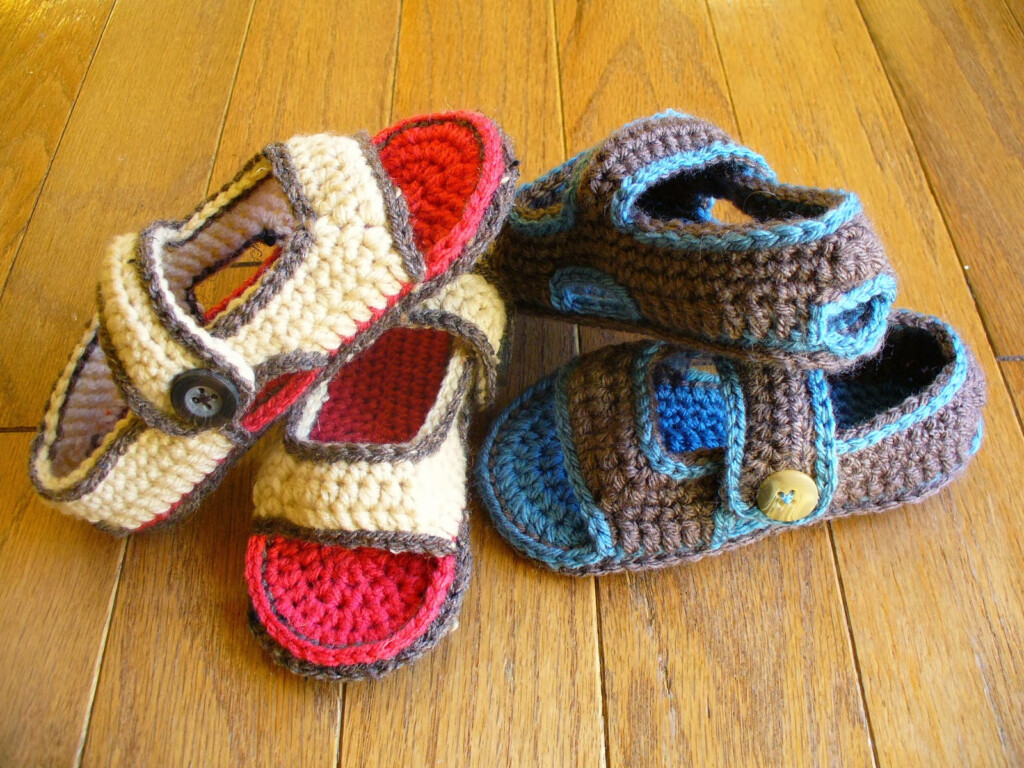 60 Adorable And FREE Crochet Baby Sandals Patterns