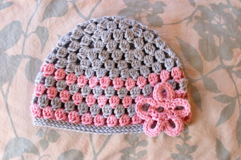 Alli Crafts Free Pattern Cluster Hat 9 12 Months
