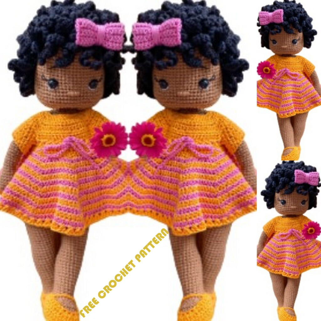 Amigurumi Girl Doll Free Crochet Pattern Amigurumi American Girl 