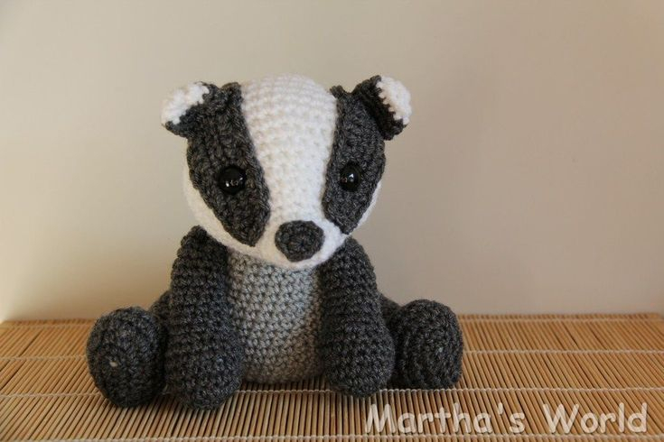 Baby Badger Crochet Pattern By Kate E Hancock Inspiration Only 