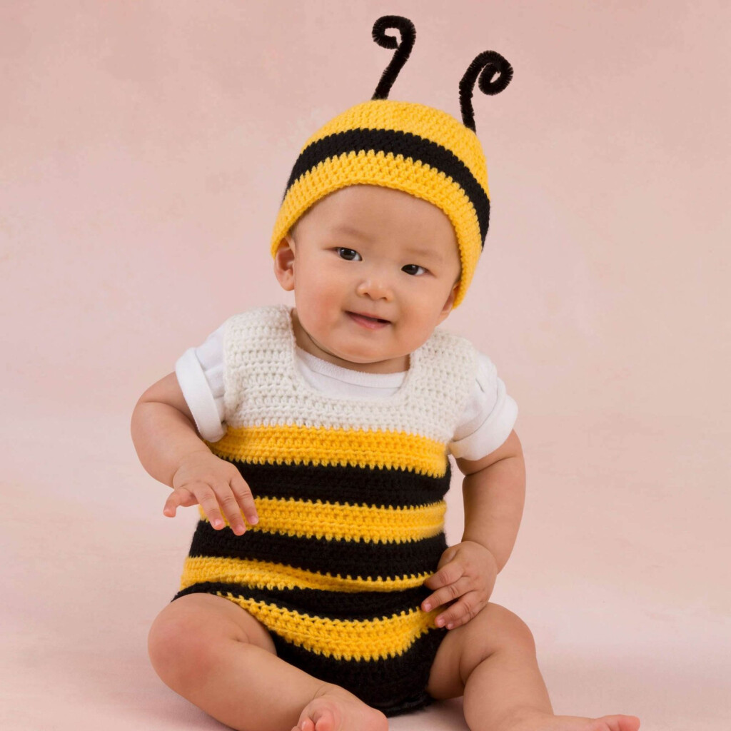 Baby Bee Jumpsuit And Hat Pattern BePatterns