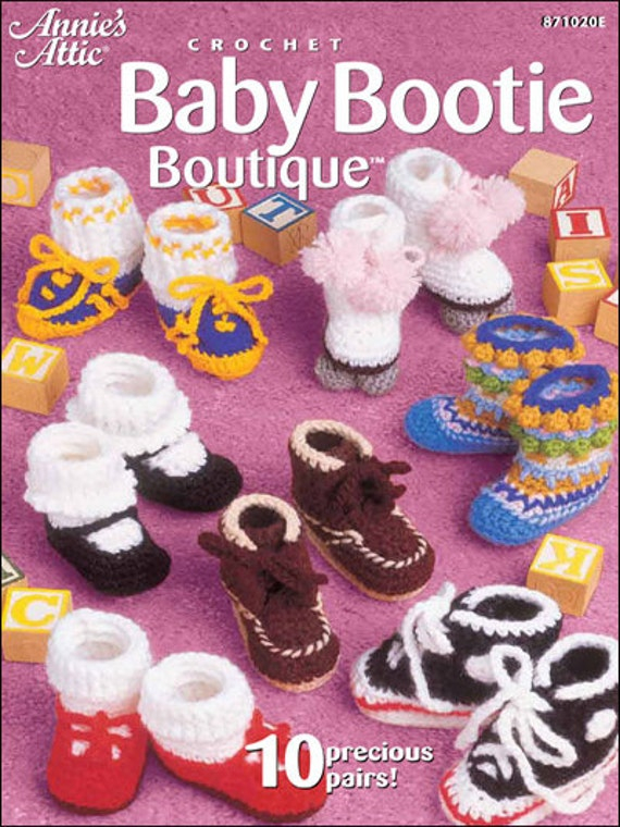 Baby Bootie Boutique Crochet Pattern Book By DocHolidays On Etsy
