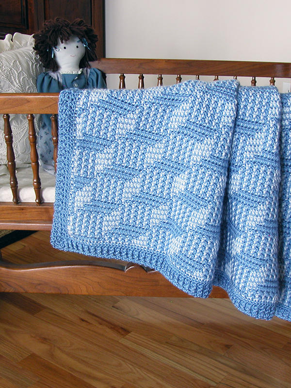 Baby Building Blocks Reversible Afghan Kathryn Clark Crochet