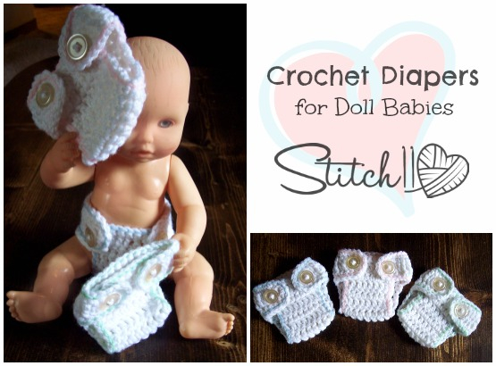 Baby Doll Diaper Crochet Pattern