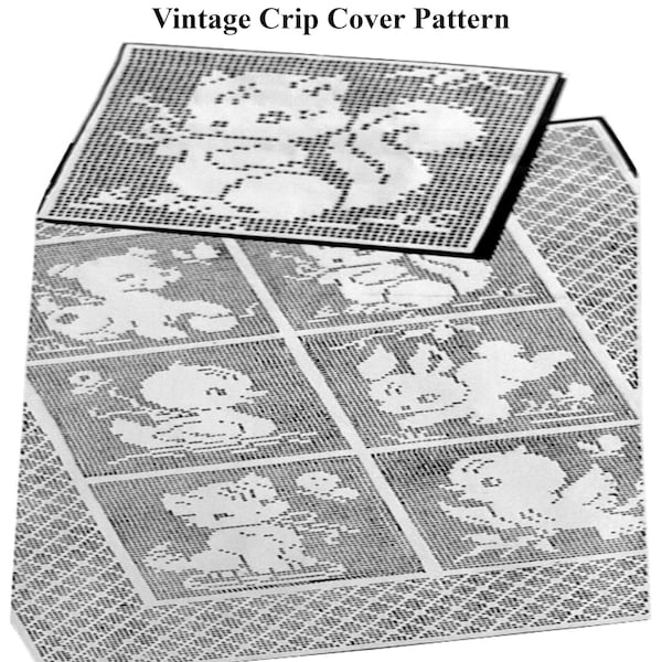 Baby Filet Crochet Blankets Etsy