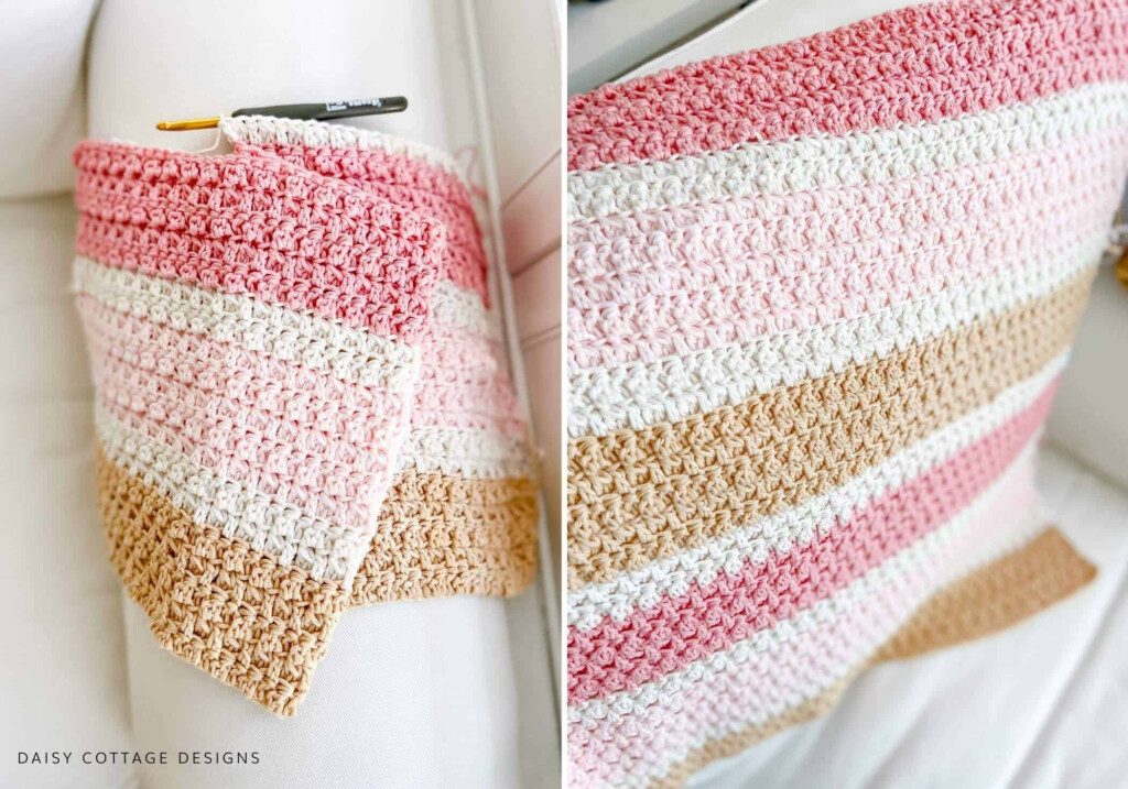 Baby Girl Crochet Blanket Pattern Daisy Cottage Designs