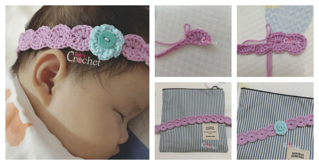 Baby Headband Flower Free Crochet Pattern