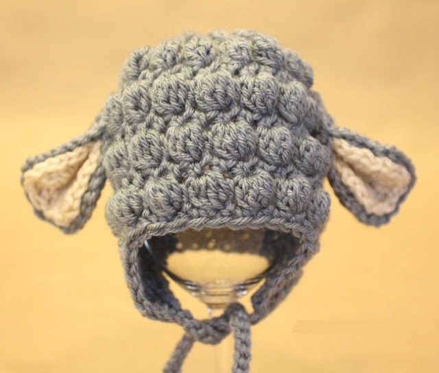 Baby Patterns Crochet Lamb Hat Pattern