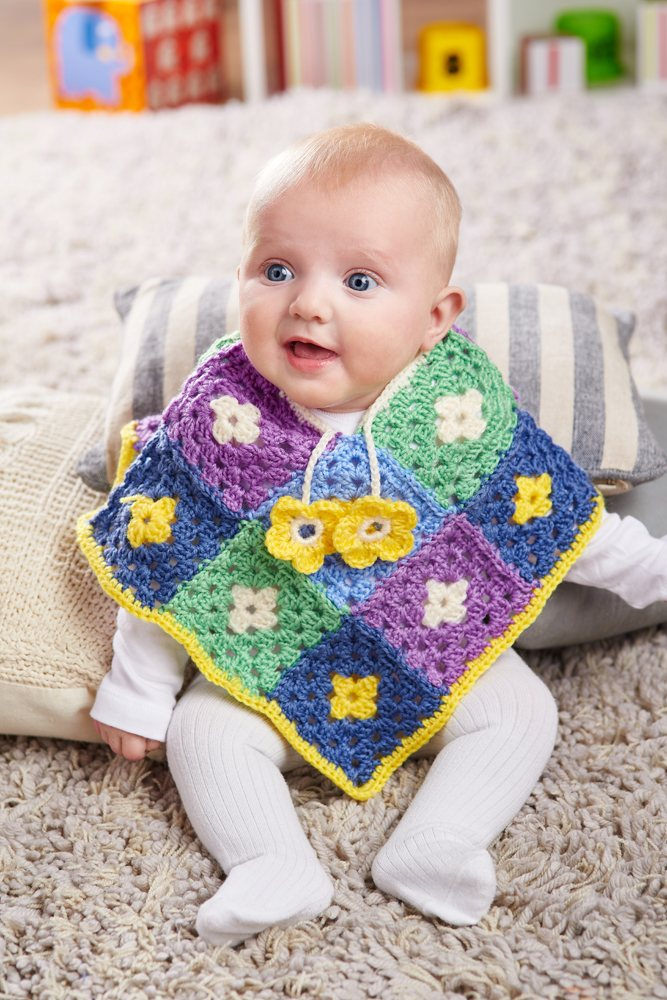 Baby Poncho Crochet Pattern