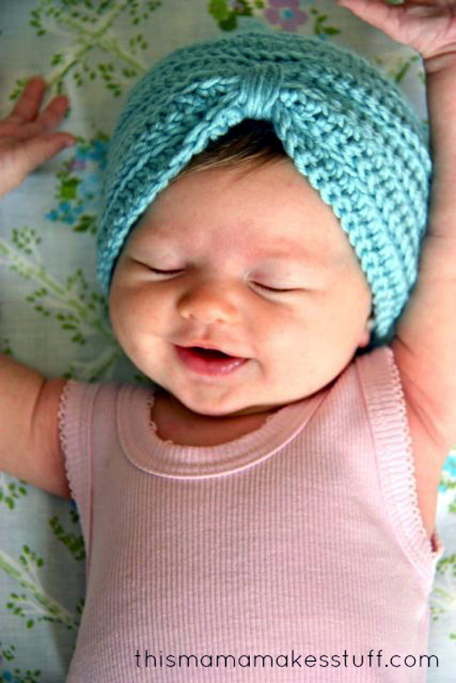 Baby Turban FREE Crochet Pattern Simply Tale