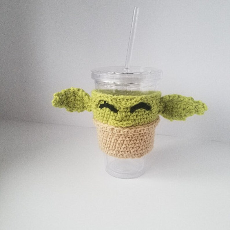 Baby Yoda Alien Crochet Cup Cozy PATTERN Amigurumi New Low Price Etsy