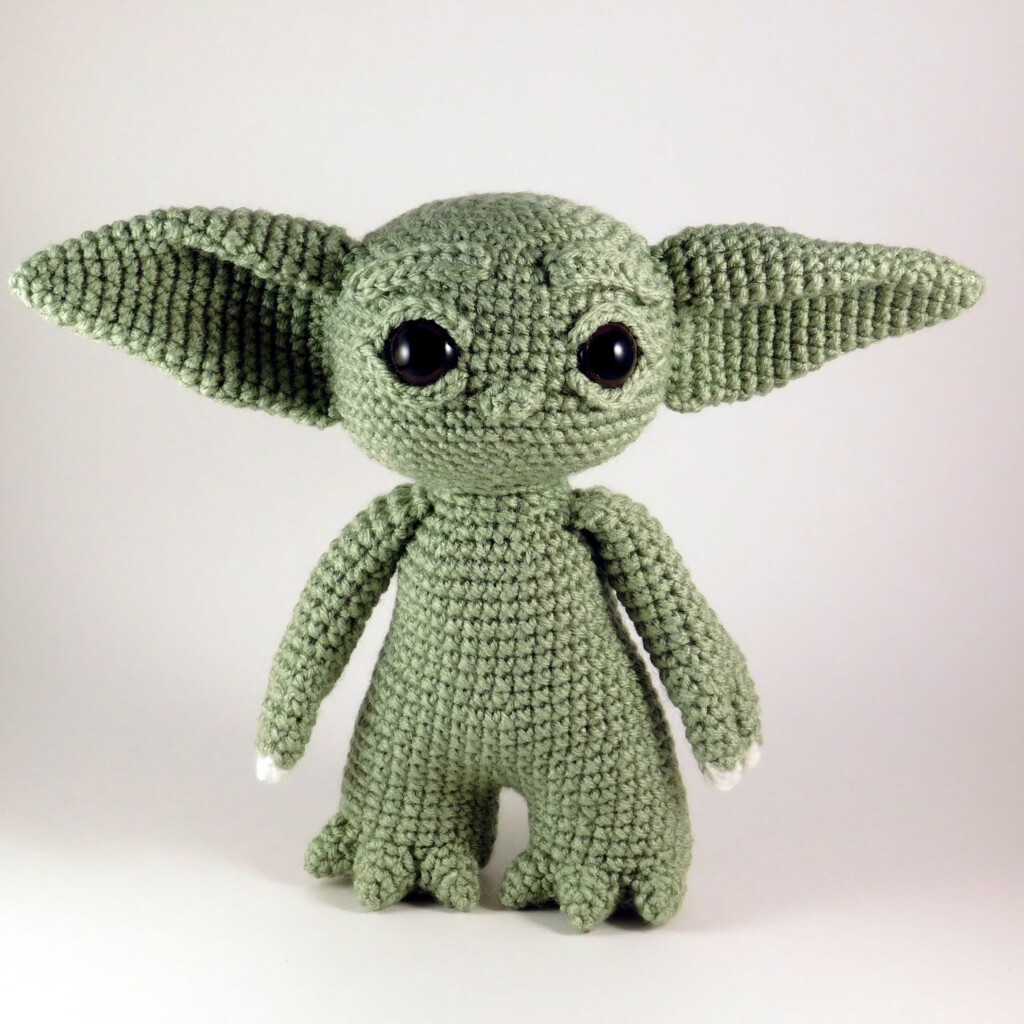Baby Yoda Inspired Amigurumi Pattern 1Up Crochet