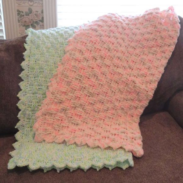 Basket Weave Baby Blanket Free Crochet Pattern Shannon s Grotto