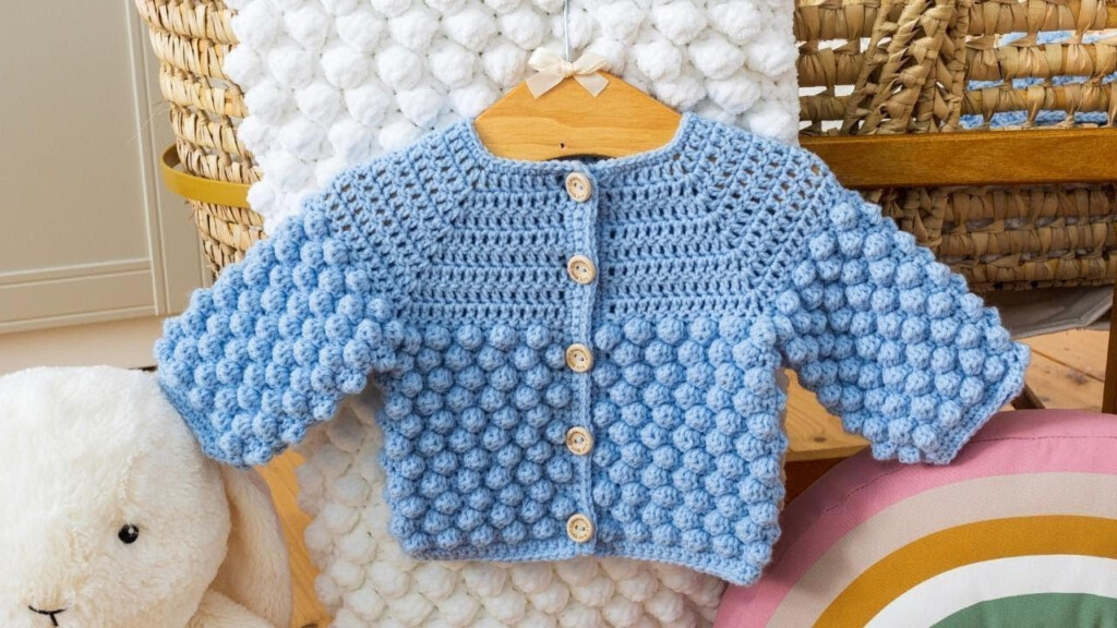 Bobble Crochet Baby Cardigan Pattern Free Maisie And Ruth