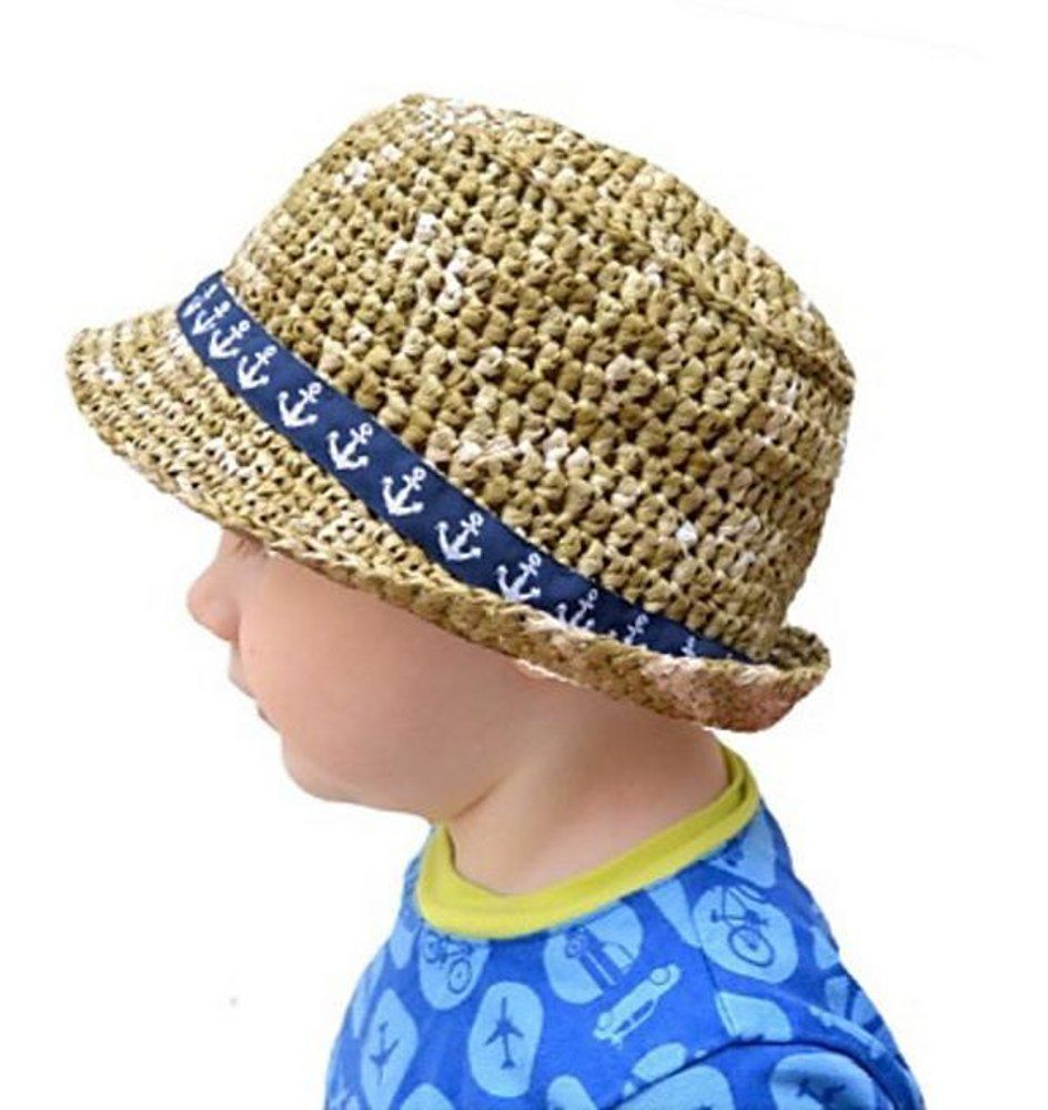 Boys Crochet Summer Sun Hat Crochet For Boys Crochet Crochet Baby