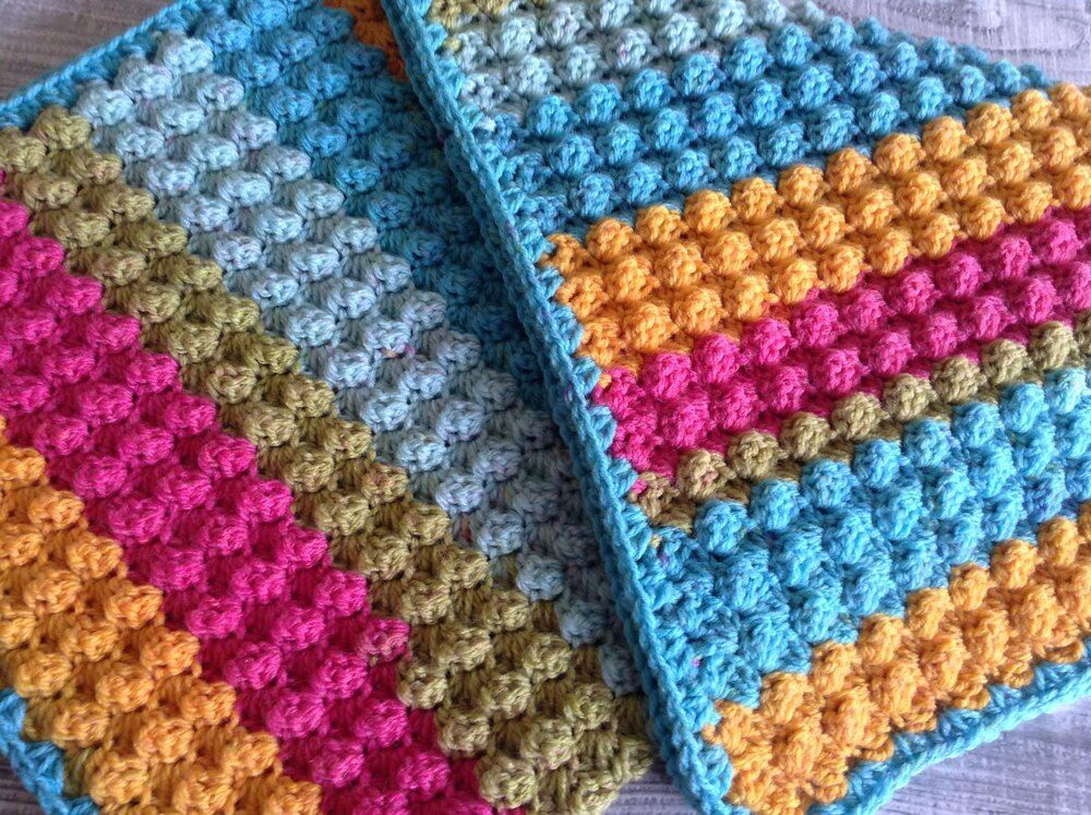 Bubble Baby Blanket Crochet Pattern