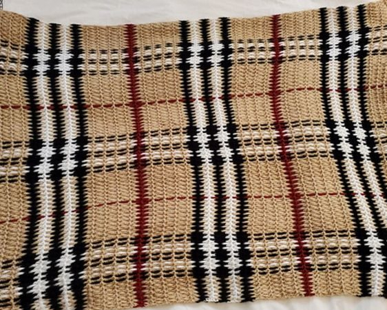Burberry Baby Blanket Crochet Easy Patterns