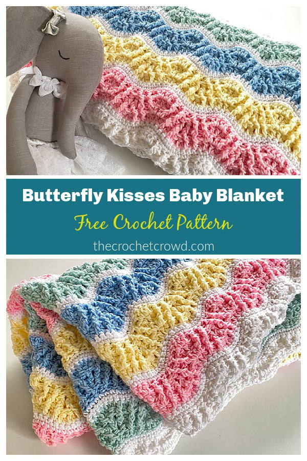 Butterfly Kisses Baby Blanket Crochet Pattern Atelier yuwa ciao jp