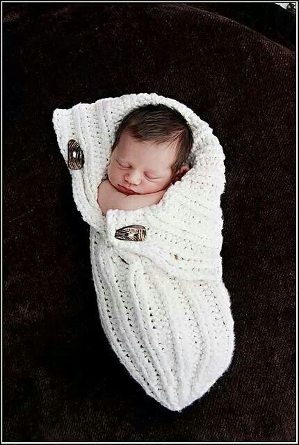 Button Up Baby Wrap Crochet Baby Cocoon Baby Knitting Baby Cocoon 