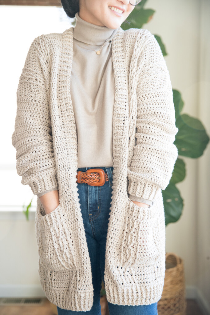 Cabled Cardigan Free Crochet Pattern Tutorial Atelier yuwa ciao jp
