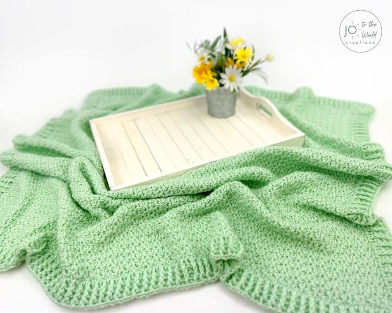Charming No Holes Baby Blanket Free Crochet Pattern Jo To The 