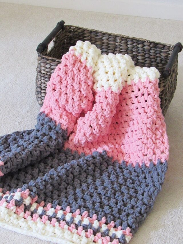 Chenille Baby Blanket Crochet Pattern Crochet Dreamz