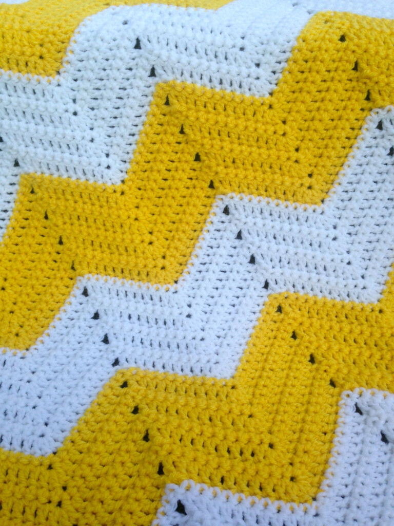 Chevron Baby Blanket Free Pattern I Just Finished Making This Beautiful 