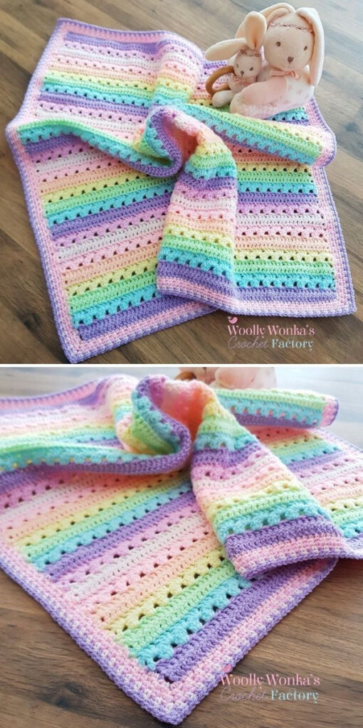 Cosy Stripe Baby Blanket Free Crochet Pattern Artofit