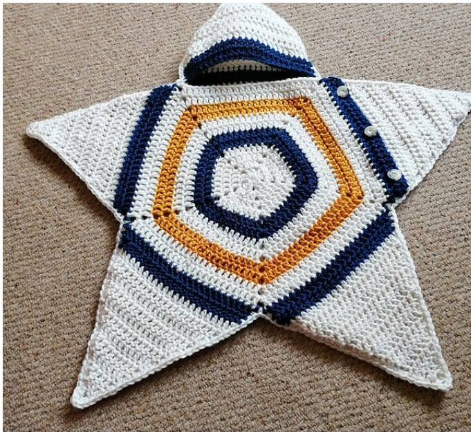 Cozy Baby Star Crochet Cocoon Crochet Easy Patterns
