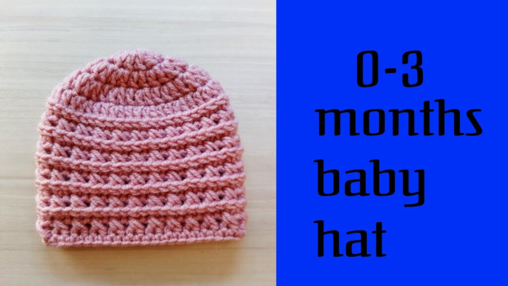 Crochet 0 3 Months Baby Hat Beginner Friendly YouTube