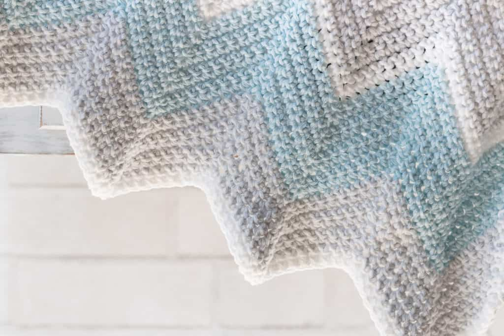 Crochet Baby Blanket Pattern Chevron EasyCrochet