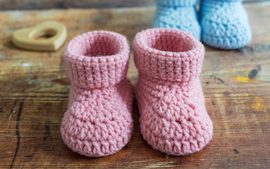 Crochet Baby Booties Pattern Easy Crochet Baby Bootie Pattern Etsy UK