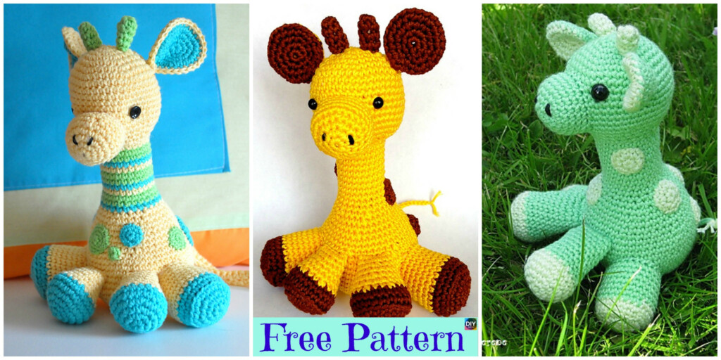 Crochet Baby Giraffe Amigurumi Free Pattern DIY 4 EVER