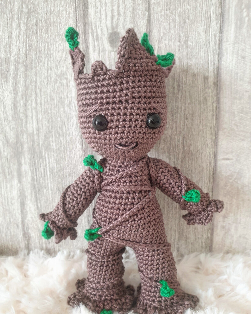 Crochet Baby Groot PDF Amigurumi Free Pattern Lovelycraft Atelier 