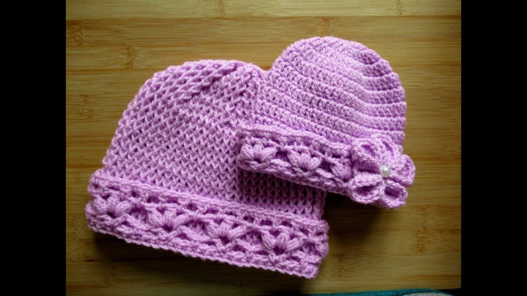 Crochet Baby Hat Toddler 12 18 Months Beanie Hat Tutorial Designed By 