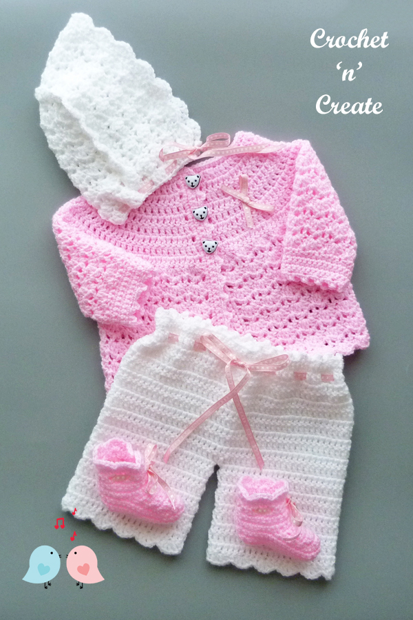 Crochet Baby Outfit Pattern Free Baby Pattern On Crochet n Create