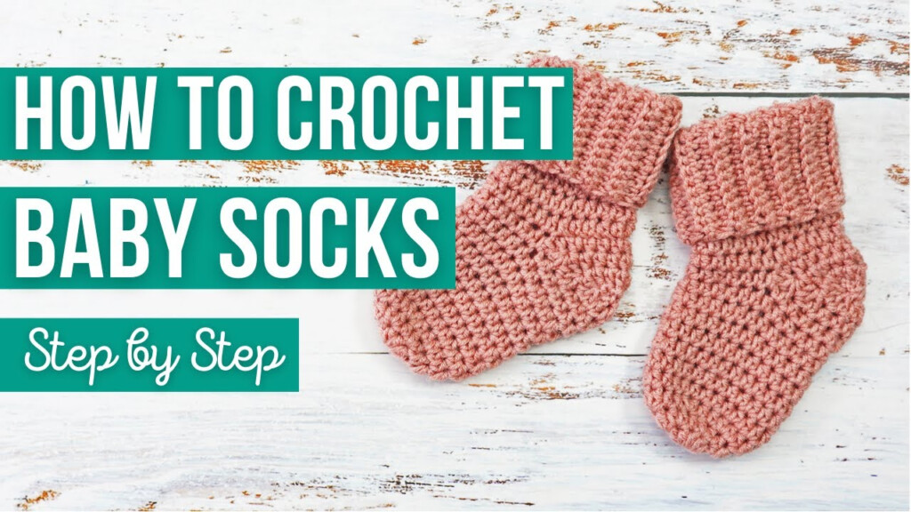 Crochet Baby Socks Free Crochet Pattern Adorecrea