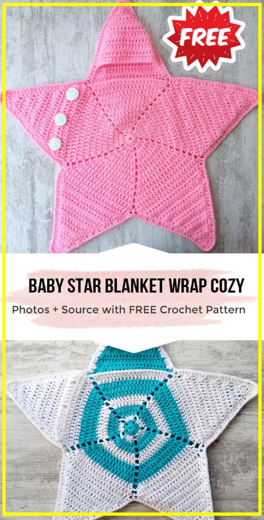 Crochet Baby Star Blanket Wrap Cozy Free Pattern Artofit