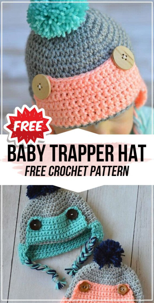Crochet Baby Trapper Hat Free Pattern Artofit