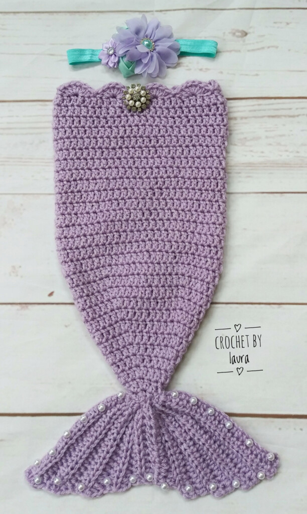 Crochet Mermaid Tail For Baby Free Pattern I Have Included Instructions 