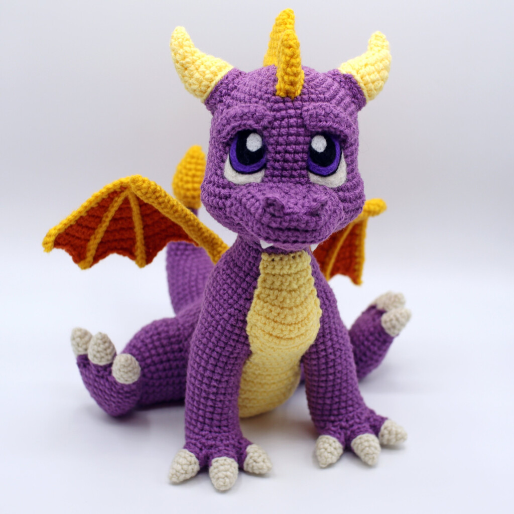 Crochet Pattern Baby Dragon Amigurumi Pattern PDF ENGLISH 1Up Crochet